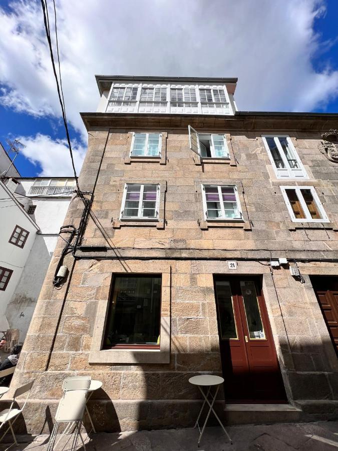 Apartamento Casco Historico Apartment ซานติอาโก เด กอมโปสเตลา ภายนอก รูปภาพ